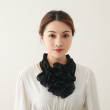 Load image into Gallery viewer, Fashion Lace Scarf Flower Collar
