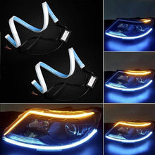 Load image into Gallery viewer, Flexible DRL LED Night &amp; Daytime Running Light Strip (No Disassembling Needed)
