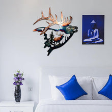 Load image into Gallery viewer, Rustic Style Wild Animals Metal Wall Decoration Art
