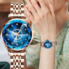 Load image into Gallery viewer, Starry Diamond Dial Ladies Waterproof Watch
