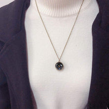 Load image into Gallery viewer, Double-Sided Glass Galaxy Necklace
