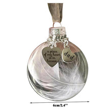 Load image into Gallery viewer, Christmas Feather Ball Ornaments

