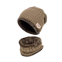 Load image into Gallery viewer, Warm Beanie Cap With Scarf
