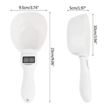 Load image into Gallery viewer, Digital Pet Food Measuring Scoop Feed Spoon
