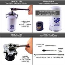 Load image into Gallery viewer, Universal Adjustable Oil Filter Wrench
