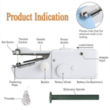 Load image into Gallery viewer, Mini Portable Handheld Sewing Machine
