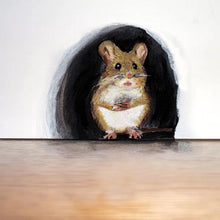 Load image into Gallery viewer, Realistic 3D Mouse Hole Wall Stickers
