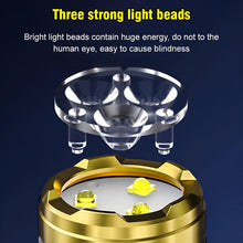 Load image into Gallery viewer, Three-Eyed Monster Mini Flash Super Power Flashlight
