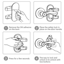 Load image into Gallery viewer, Doors Handles Kids Safety Lock Handles
