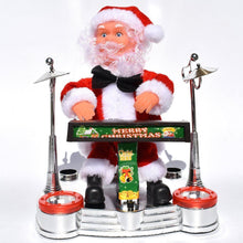 Load image into Gallery viewer, Santa Claus Band Christmas Electronic Music Toy
