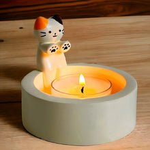 Load image into Gallery viewer, Cute Cat Candle Holder
