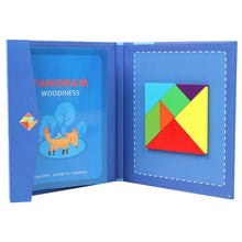 Load image into Gallery viewer, Magnetic Tangram Blocks Puzzle Game
