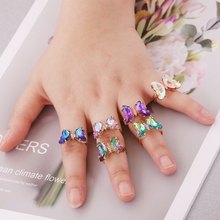 Load image into Gallery viewer, Gradient Butterfly Ring
