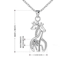 Load image into Gallery viewer, Giraffe Pendant Necklace
