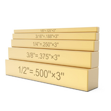 Load image into Gallery viewer, Brass Height Gauges Set
