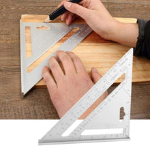 Load image into Gallery viewer, Aluminum Alloy Triangle and Square Ruler
