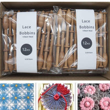 Load image into Gallery viewer, Lace Robbins Wooden Shuttle Weaving Tool
