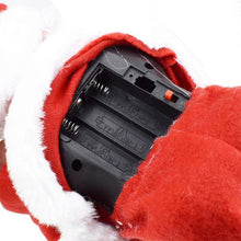 Load image into Gallery viewer, Santa Claus doll shaking the hips，Chimney Climbing Santa Claus，Santa Claus Riding An Electric Reindeer
