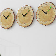 Load image into Gallery viewer, Wooden Annual Rings Wall Clock
