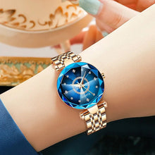 Load image into Gallery viewer, Starry Diamond Dial Ladies Waterproof Watch
