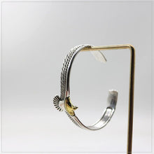 Load image into Gallery viewer, Adjustable Silver eagle bracelet
