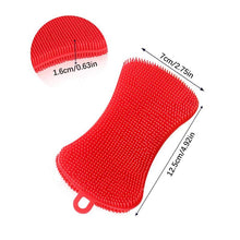 Load image into Gallery viewer, Silicone Kitchen Dishwashing Brush
