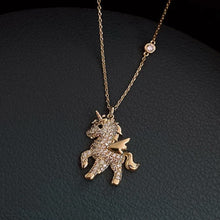 Load image into Gallery viewer, Angel Pony Pendant Necklace
