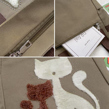 Load image into Gallery viewer, Large Capacity Cat Printing Canvas Shoulder Bag
