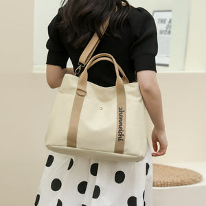 Printed Letter Crossbody Bag