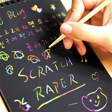 Load image into Gallery viewer, DIY Scratch Drawing Book
