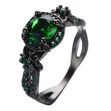 Load image into Gallery viewer, Vintage Black Sapphire Ring

