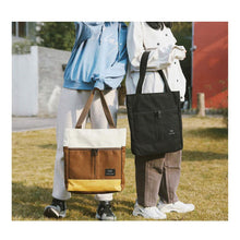 Load image into Gallery viewer, Canvas Literary Shoulder Bag, Portable Handbag
