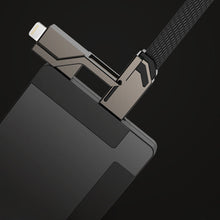 Load image into Gallery viewer, 4-in-1 Flat Braided Anti-tangle Charger Cable with Velcro
