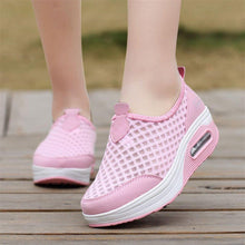 Load image into Gallery viewer, Women&#39;s Mesh Stitching Air Cushion Shaking Sneakers
