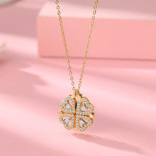 Load image into Gallery viewer, Hollow Four-Leaf Clover Necklace
