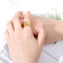 Load image into Gallery viewer, Initial A-Z Letter Ring

