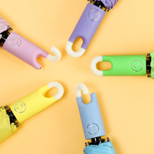 Load image into Gallery viewer, Three-Fold Self Opening And Retracting Umbrella With Buckle
