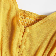 Load image into Gallery viewer, Hollow Out A Line Cami Dress - Yellow
