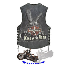 Load image into Gallery viewer, Motorcycle vest hanging clock
