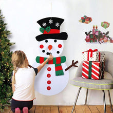 Load image into Gallery viewer, DIY Felt Christmas Snowman Set
