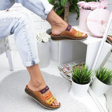 Load image into Gallery viewer, Modern Multi-color Stitching Slippers
