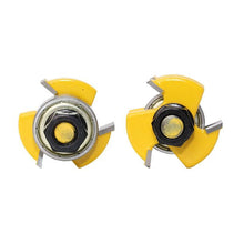 Load image into Gallery viewer, 3-Teeth T-type Tenon Knife Cutter 2PCS - Yellow 1/4
