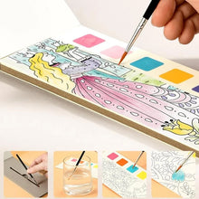 Load image into Gallery viewer, Pocket Watercolor Painting Book
