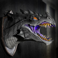 Load image into Gallery viewer, Wall Fantasy Dragon Head Wall Decor
