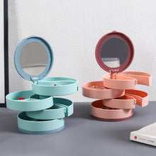 Load image into Gallery viewer, 4 Layers Rotatable Jewelry Storage Box
