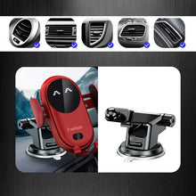 Load image into Gallery viewer, Smart Wireless Auto-Sensing Car Phone Holder Charger
