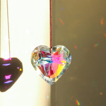 Load image into Gallery viewer, Hanging Heart Suncatcher Prism Crafts
