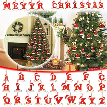 Load image into Gallery viewer, Personalized Christmas 24 Letter Ornaments
