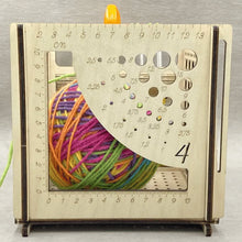 Load image into Gallery viewer, All-in-one Wooden Yarn Bowl - Multifunctional knitting tool
