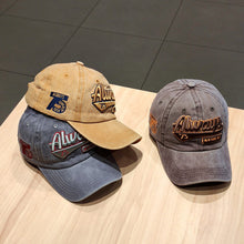 Load image into Gallery viewer, Alphabet Embroidered Peaked Cap
